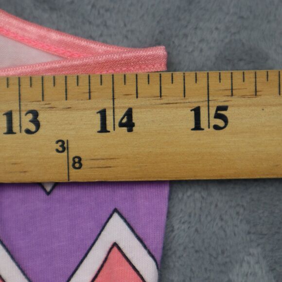 Zenana Outfitters Shirt Womens M Multicolor Spaghetti Chevron Pullover Tank Top - Picture 4 of 15